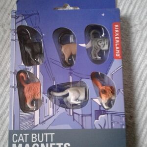 Set of 6 cat magnets